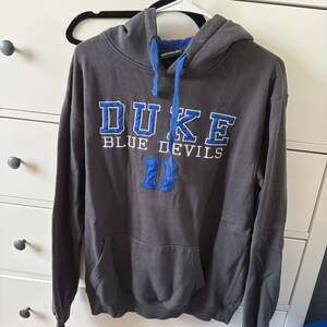 Duke Blue Devils Stadium Athletics Gray and Blue Pullover Hoodie